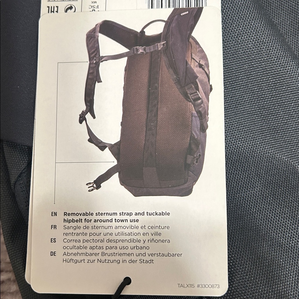 Thule Charcoal Men's Backpack - Picture 9 of 9